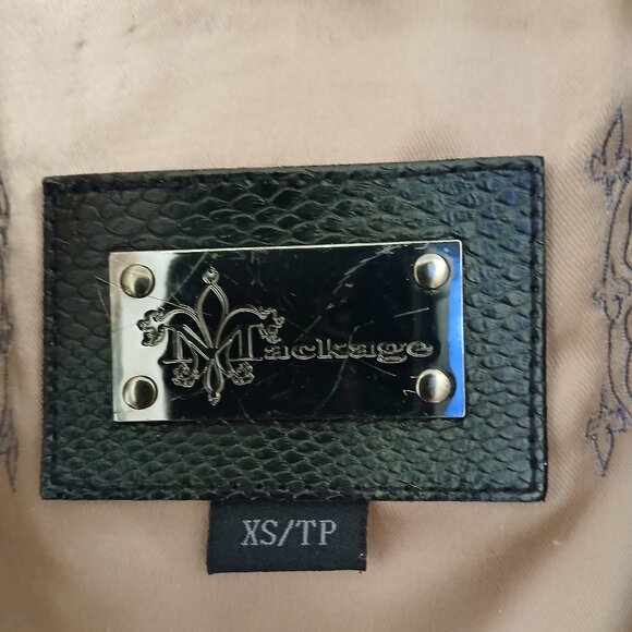 Mackage Cream Leather Jacket Woman - Picture 7 of 15